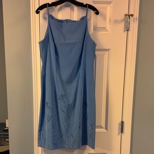 CDC Blue Floral Midi Dress